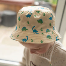 Load image into Gallery viewer, Blue/Green Dinos Sun Hat