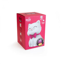 Load image into Gallery viewer, White Cat with Pink Collar Led Night Light - Medium
