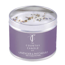 Load image into Gallery viewer, Lavender &amp; Patchouli Pastels Tin Candle
