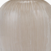 Load image into Gallery viewer, Natural and Cream Textured Ceramic Table Lamp