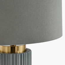 Load image into Gallery viewer, Grey Gold Metal Table Lamp
