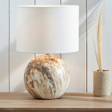 Load image into Gallery viewer, Stone Effect Ceramic Table Lamp