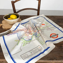 Load image into Gallery viewer, TLF Heritage Tube Map - Tea Towel