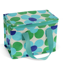 Load image into Gallery viewer, Lunch Bag Blue & Green Daisy