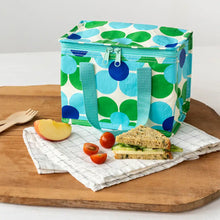 Load image into Gallery viewer, Lunch Bag Blue & Green Daisy