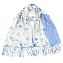 Load image into Gallery viewer, Blue Cornflower Pashmina