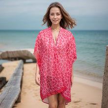 Load image into Gallery viewer, Pink Animal Print Kaftan