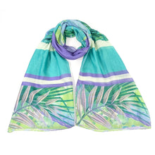 Load image into Gallery viewer, Tropical Block Colour Scarf