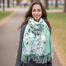 Load image into Gallery viewer, Snowdrop Pashmina Style Scarf
