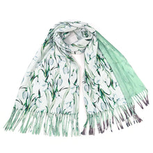 Load image into Gallery viewer, Snowdrop Pashmina Style Scarf