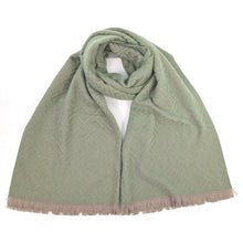 Load image into Gallery viewer, Maze Pattern Pashmina Green