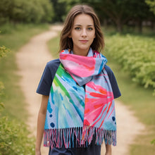 Load image into Gallery viewer, She Sells Seashells Pashmina Style Scarf