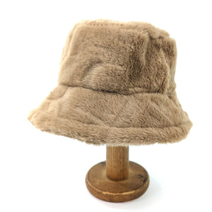 Mink Faux Fur Bucket Hat