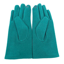 Load image into Gallery viewer, Buttoned Gloves - Green