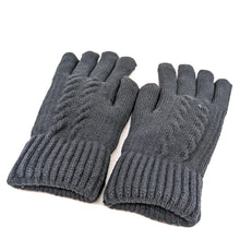 Load image into Gallery viewer, Men's Knitted Gloves - Navy