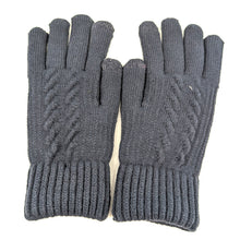Load image into Gallery viewer, Men's Knitted Gloves - Navy