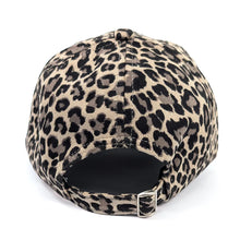 Load image into Gallery viewer, Velvet Feel Cap - Natural Animal Print
