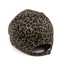 Load image into Gallery viewer, Velvet Feel Cap - Natural Green Print