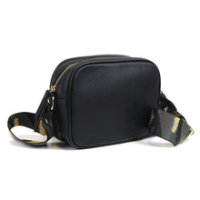 Load image into Gallery viewer, Black Vegan Leather Camera Bag
