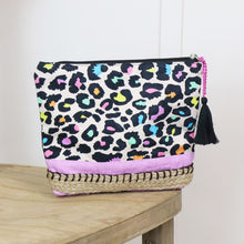 Load image into Gallery viewer, Leopard Print &amp; Lilac Pouch
