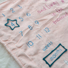 Load image into Gallery viewer, Bunnies Milestone Blanket