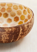Load image into Gallery viewer, Coconut Shell Bowl - Honeycomb