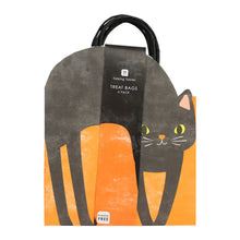 Load image into Gallery viewer, Halloween Cat Paper Gift Bags – 6 Pack