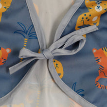 Load image into Gallery viewer, Coverall Feeding Bib Tiger & Leopards