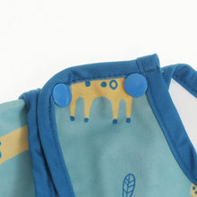 Load image into Gallery viewer, Coverall Feeding Bib Giraffe & Elephant