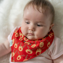 Load image into Gallery viewer, Reindeer Red Christmas Bib