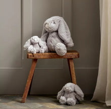 Load image into Gallery viewer, Bambino Grey Plush Rabbit SMALL