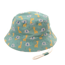 Load image into Gallery viewer, Giraffe & Elephant Sun Hat