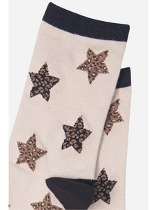 Women's Star Neutral Star Print Ankle Socks