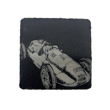 Load image into Gallery viewer, Vintage Racing Car Slate Coaster