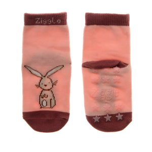 Bunnies Pink Leggings & Socks - 6-12 months