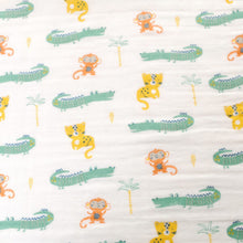 Load image into Gallery viewer, Savanna Animals Muslin Wash Cloths