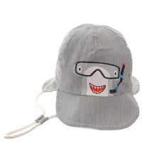 Load image into Gallery viewer, Scuba Shark Sun Hat