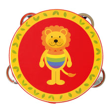 Load image into Gallery viewer, Traditional Wooden Lion Tambourine Toy