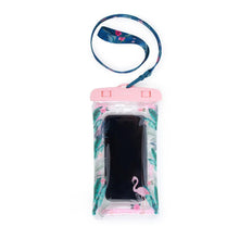 Load image into Gallery viewer, Flamingo Waterproof Smartphone Pouch