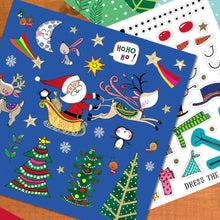 Load image into Gallery viewer, Sticker Scene Book Christmas