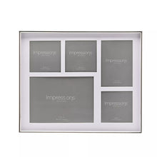 Load image into Gallery viewer, Impressions Multi Aperture Silver Plated Frame