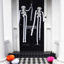 Load image into Gallery viewer, Skeleton Paper Honeycomb Decorations - 2 Pack