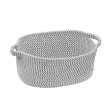 Load image into Gallery viewer, Cotton Rope Storage Basket Oval