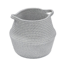 Load image into Gallery viewer, Cotton Rope Storage Belly Basket Small
