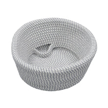 Load image into Gallery viewer, Cotton Rope Storage Belly Basket Small