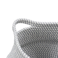Load image into Gallery viewer, Cotton Rope Storage Belly Basket Small