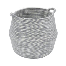 Load image into Gallery viewer, Cotton Rope Storage Belly Basket Large
