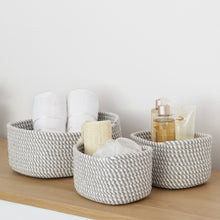 Load image into Gallery viewer, Cotton Rope Storage Basket Rectangle
