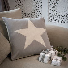 Load image into Gallery viewer, Dove Knit Star Cushion

