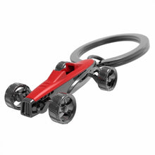 Load image into Gallery viewer, Red Racing Car Keyring
